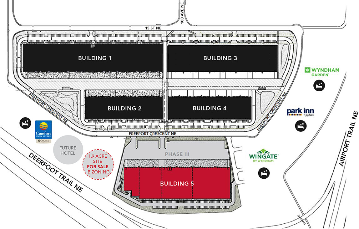 Airport Crossing Site Plan